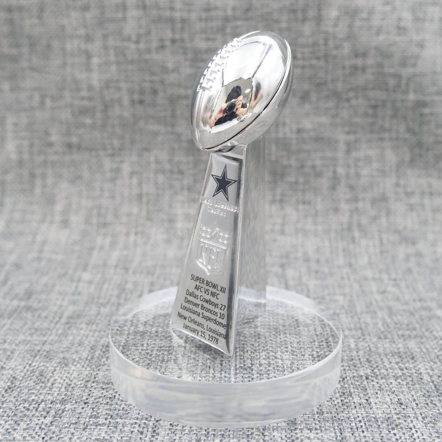 Dallas Cowboys Super Bowl Trophy Team Logo