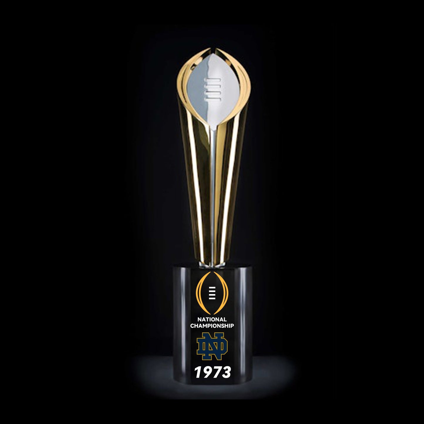 [NCAAF] 1973 Notre Dame CFP National Championship Trophy Replica