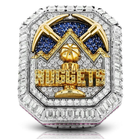 2023 Denver Nuggets Championship Trophy NBA Ring - Official Edition