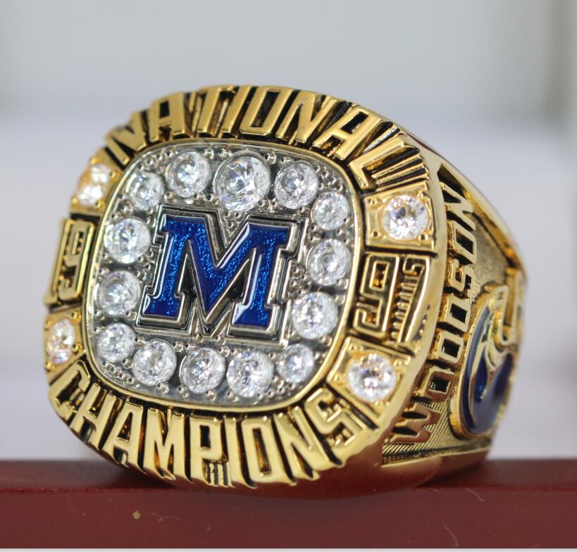 [ Premium Series]Michigan Wolverines College Football Rose Bowl Championship Ring (1997)