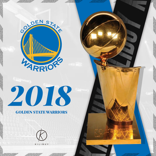 [NBA] 2018 Larry O'Brien NBA Championship Trophy,Golden State Warriors