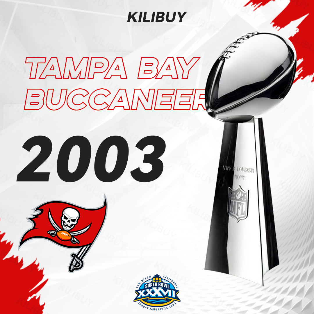 [NFL]2003 Vince Lombardi Trophy, Super Bowl 37, XXXVII Tampa Bay Buccaneers