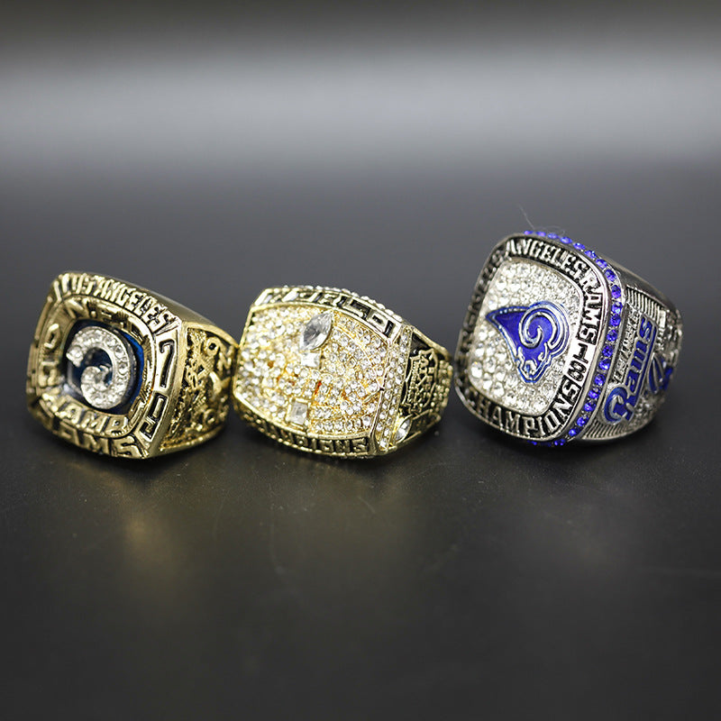 1979NFC/1999/2018NFC St. Louis Rams(Los Angeles Rams) Super Bowl Championship Ring Set