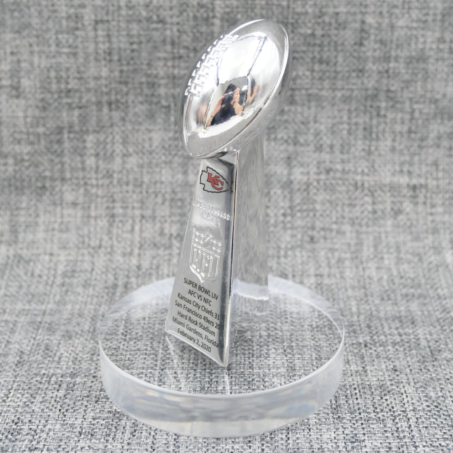 Kansas Chiefs Super Bowl Trophy Team Logo  New