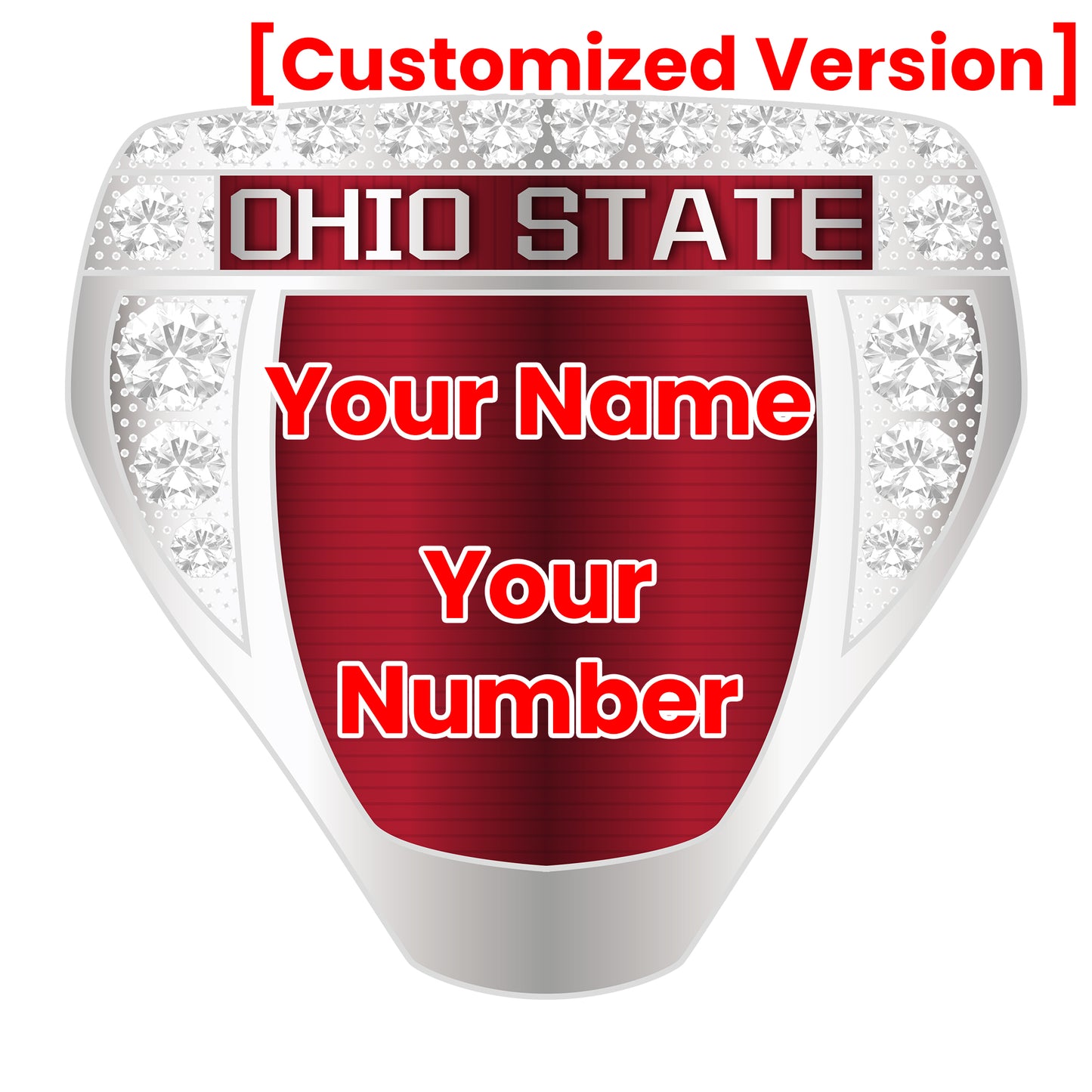 2025 Ohio State Buckeyes Rose Bowl Championship Ring