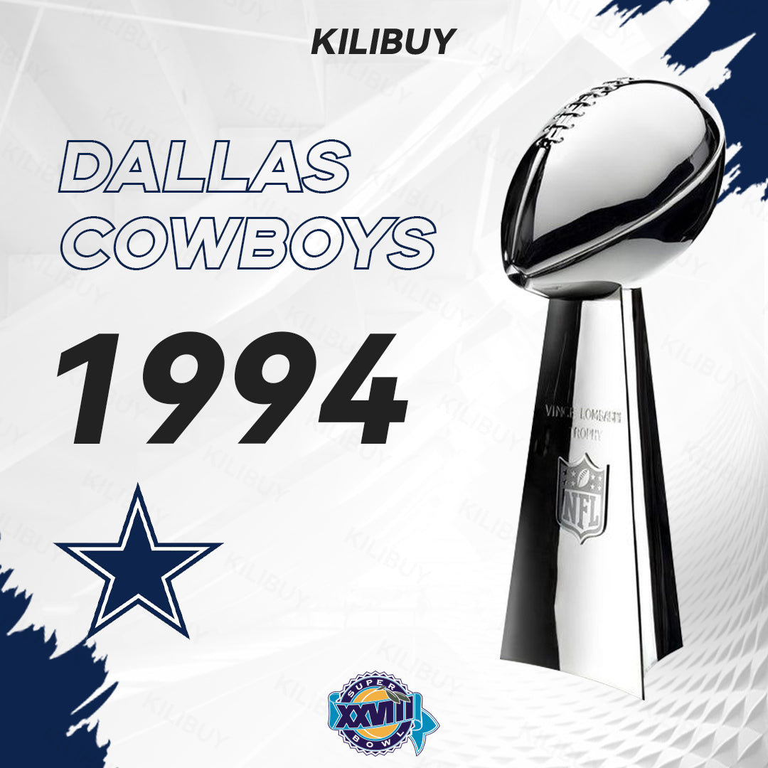 [NFL]1994 Vince Lombardi Trophy, Super Bowl 28, XXVIII Dallas Cowboys