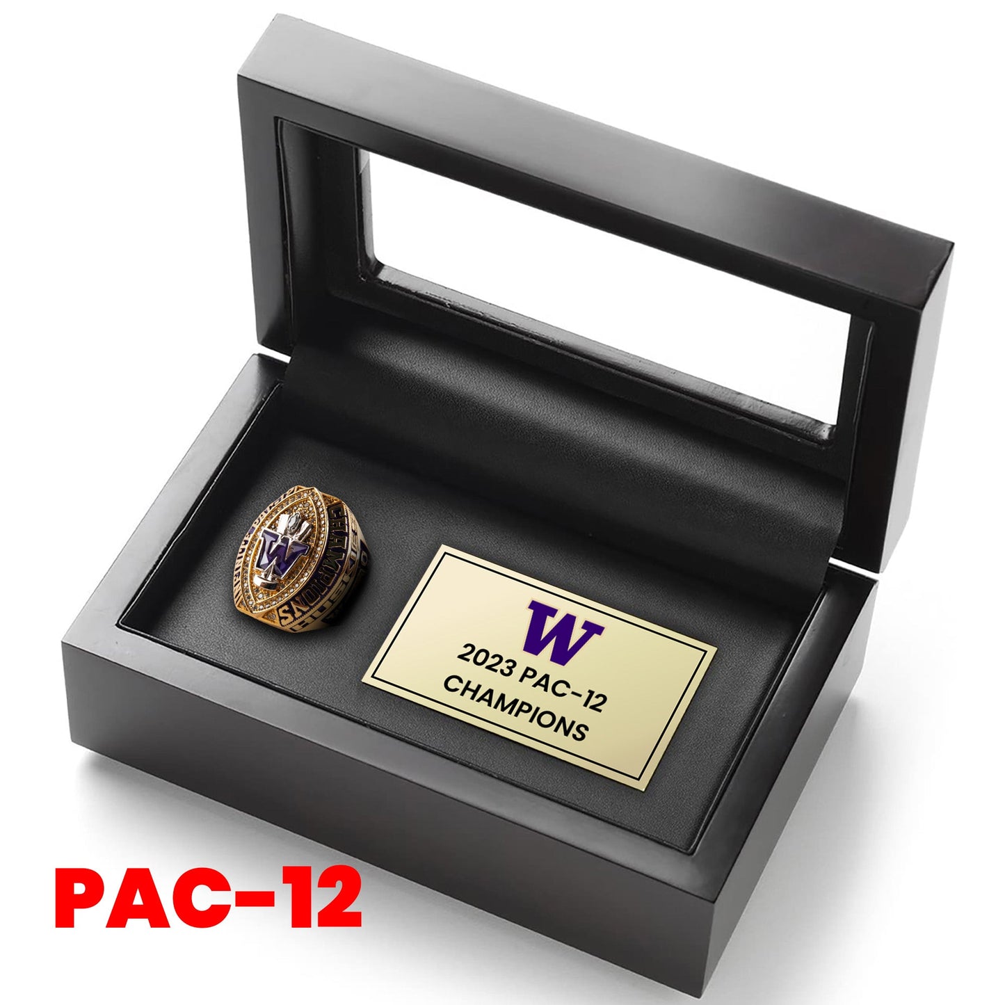 2023 Washington Huskies Pac-12 Championship Ring-Official Edition