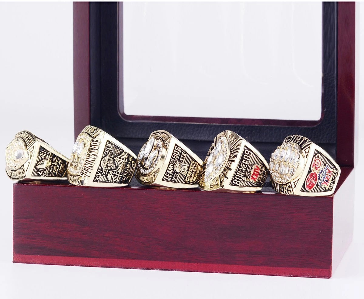 1981-1994 San Francisco 49ers Super Bowl Championship Rings Set