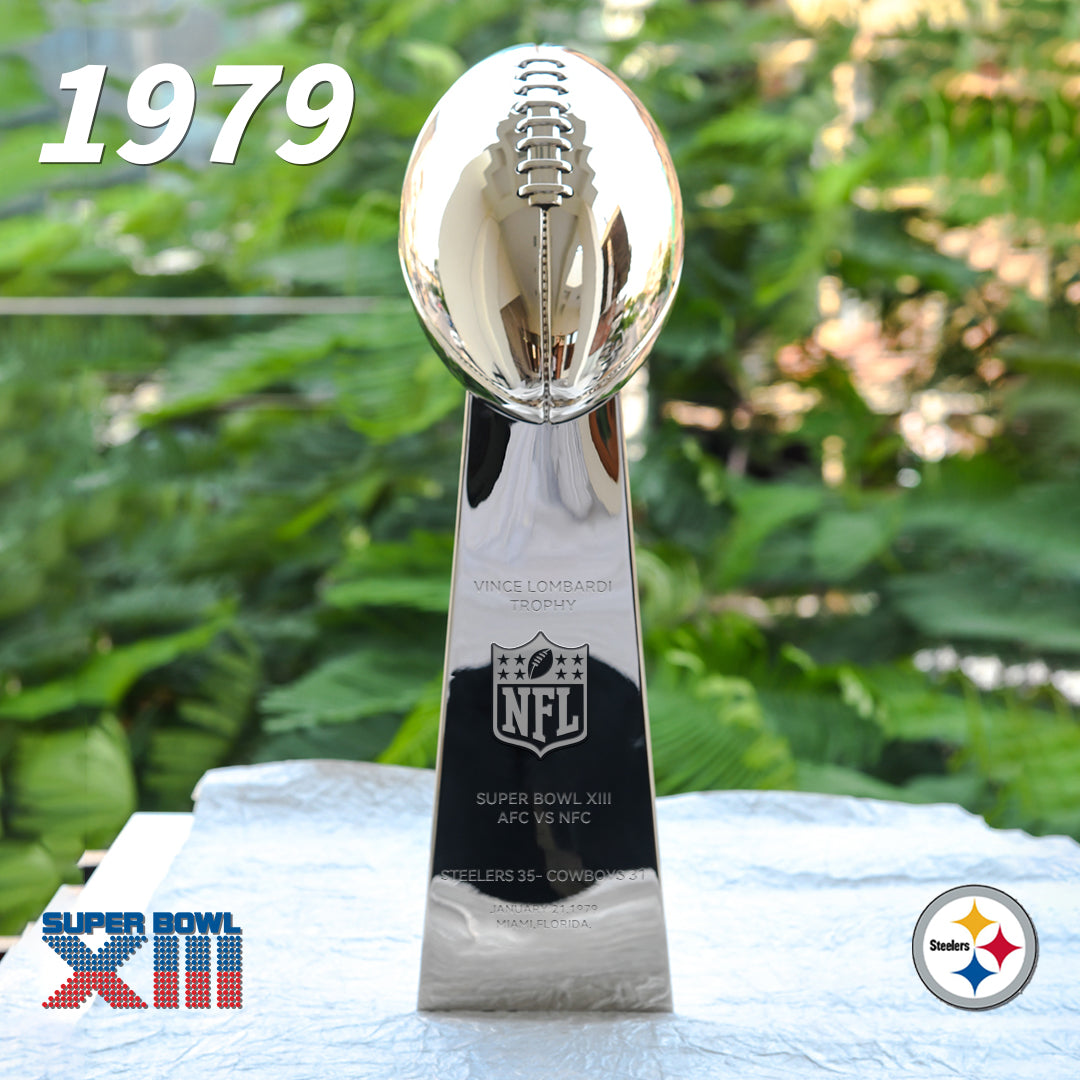 [NFL]1979 Vince Lombardi Trophy, Super Bowl 13, XIII Pittsburgh Steelers