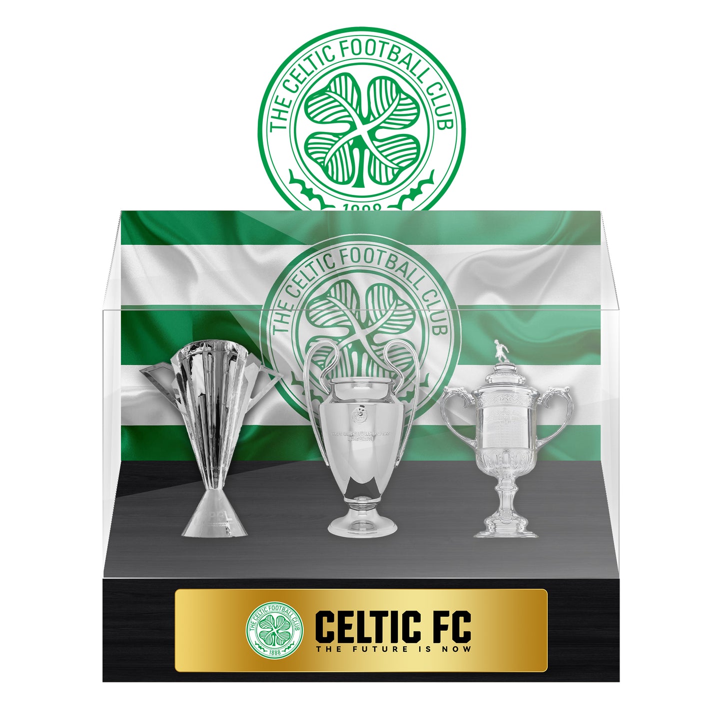 Celtic Football Club Football Championship Trophy Display Case