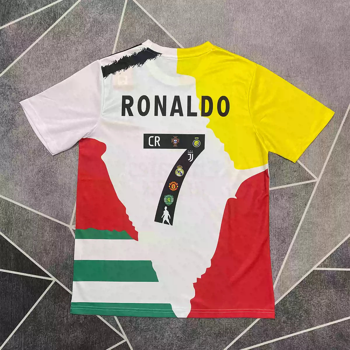 Cristiano Ronaldo United Teams Patchwork Jersey No. 7