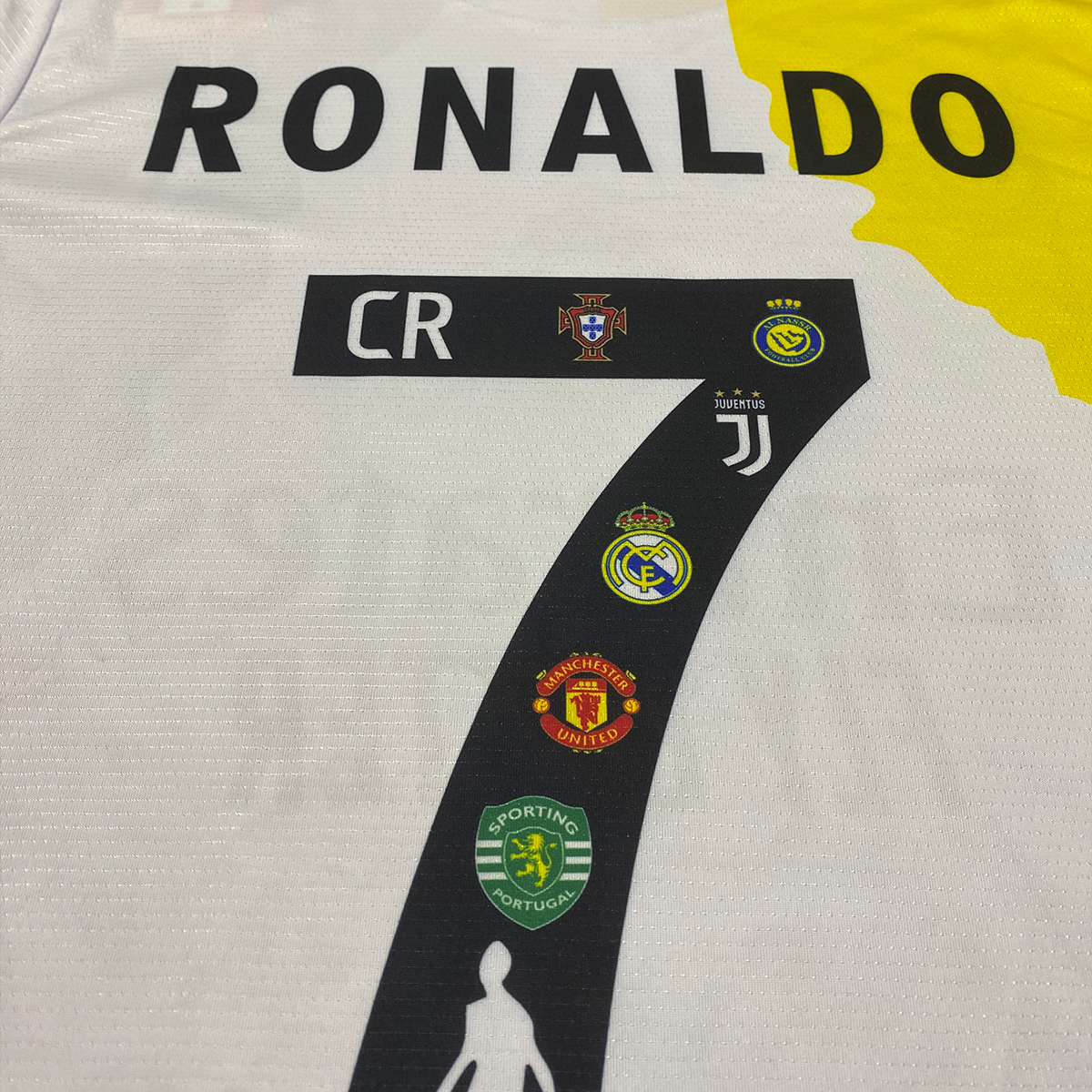 Cristiano Ronaldo United Teams Patchwork Jersey No. 7