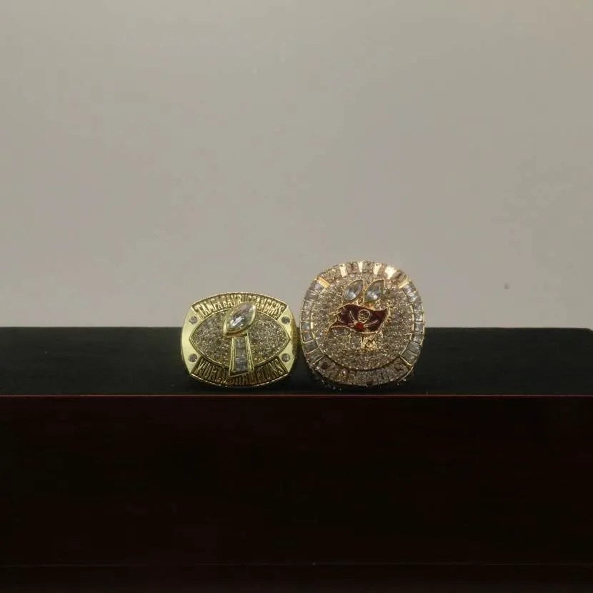 2002/2020 Tampa Bay Buccaneers Super Bowl Championship Rings Set