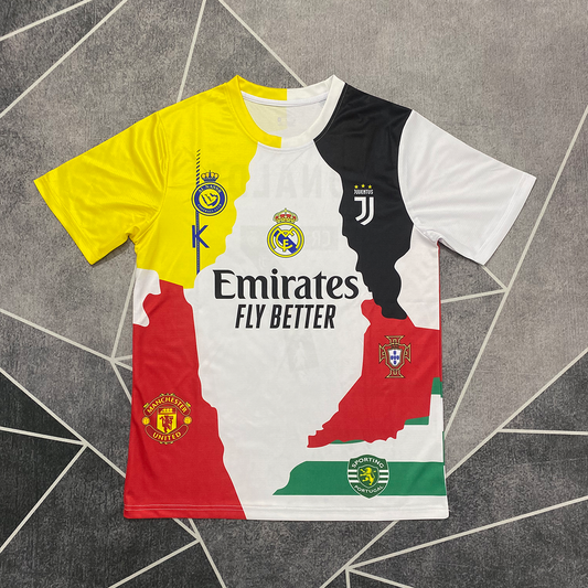 Cristiano Ronaldo United Teams Patchwork Jersey No. 7