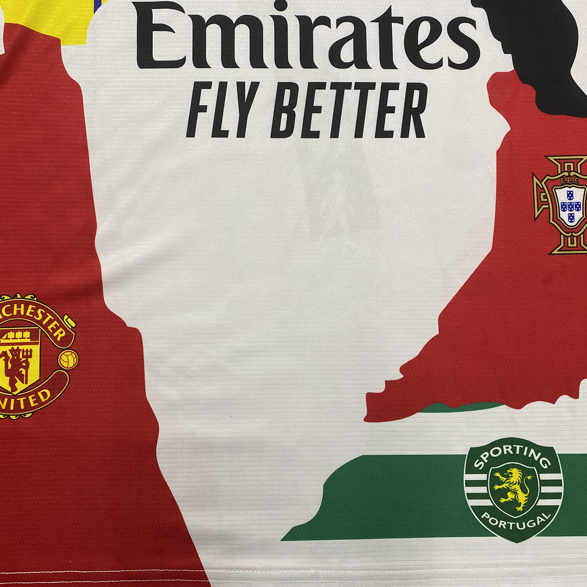 Cristiano Ronaldo United Teams Patchwork Jersey No. 7