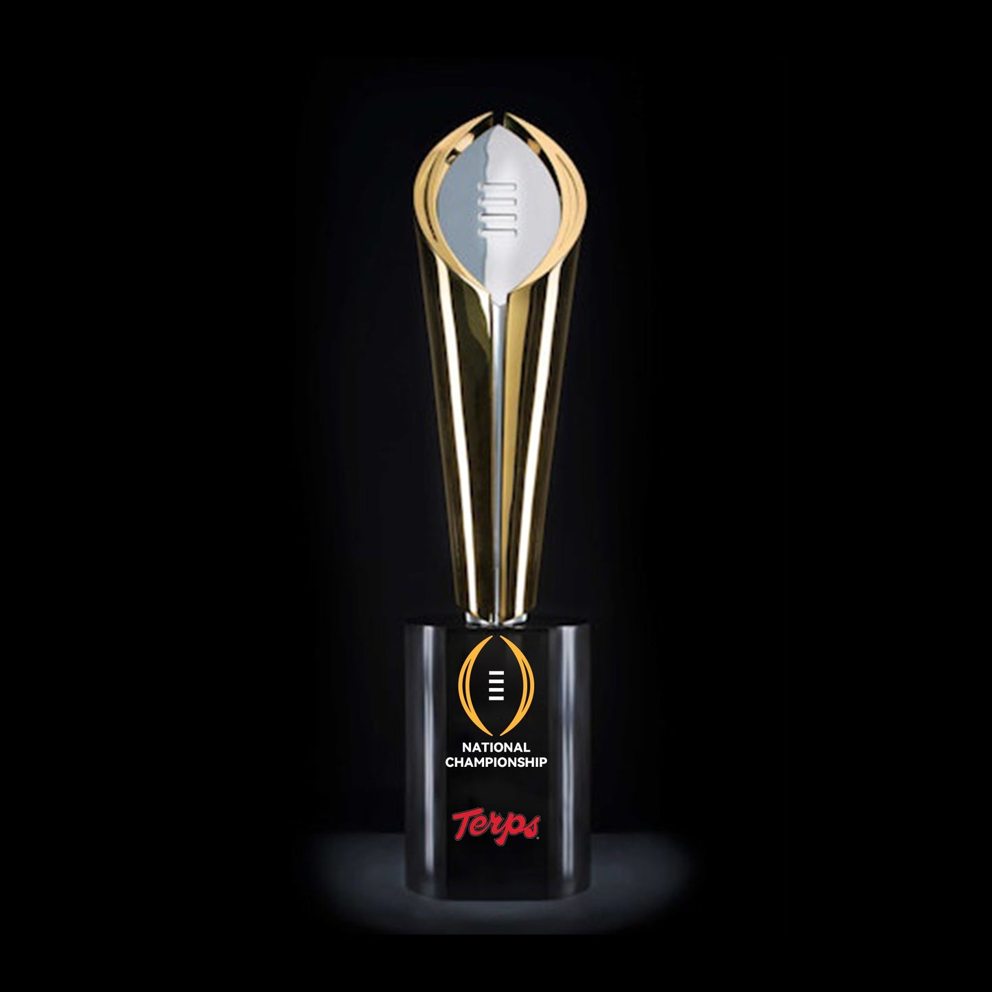 [NCAAF]Maryland Terrapins CFP National Championship Trophy