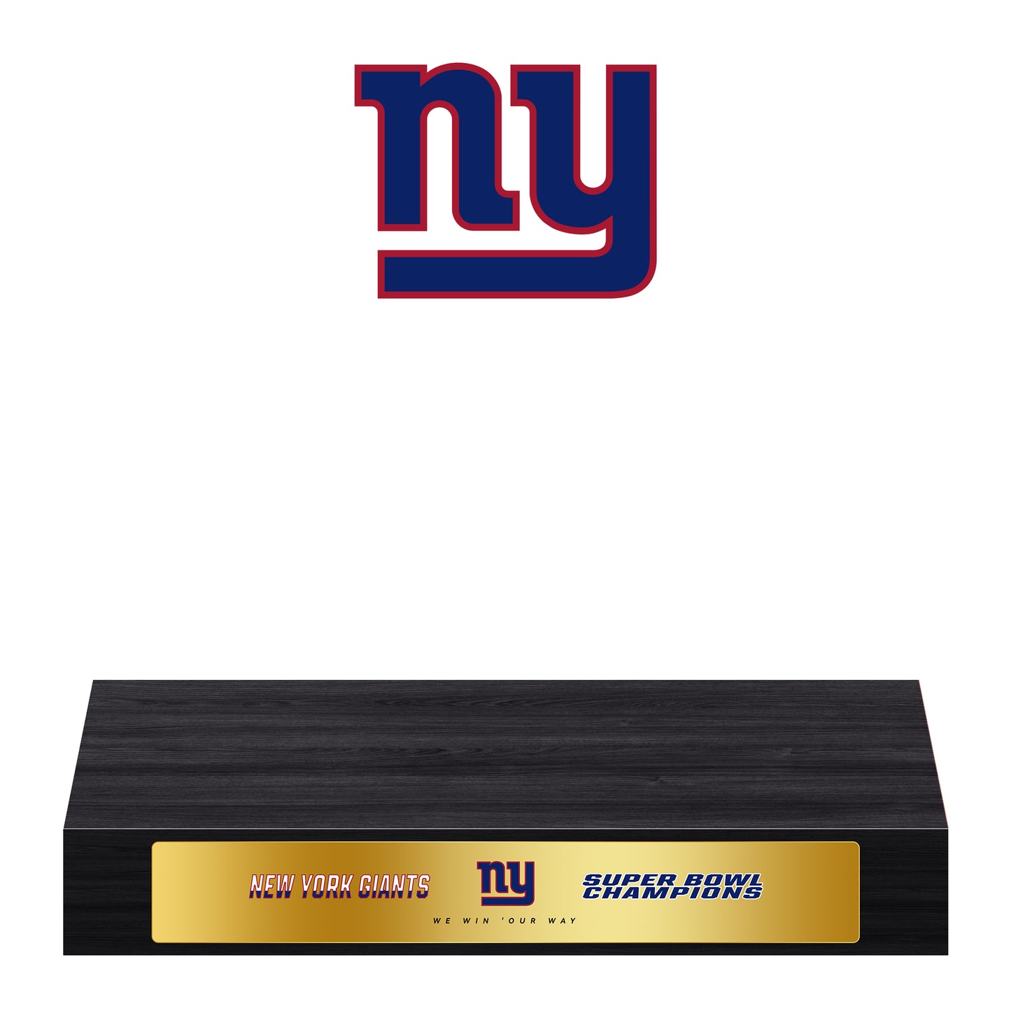 New York Giants Super Bowl Championship Trophy Ring Display Case