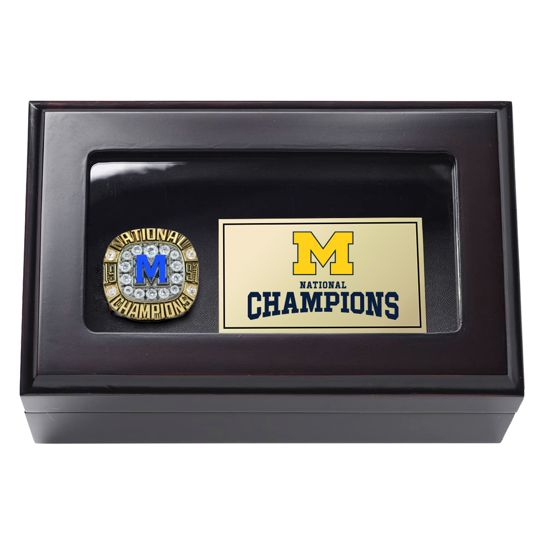 Wolverines Go Blue Football Rose Bowl Championship Ring (1997)