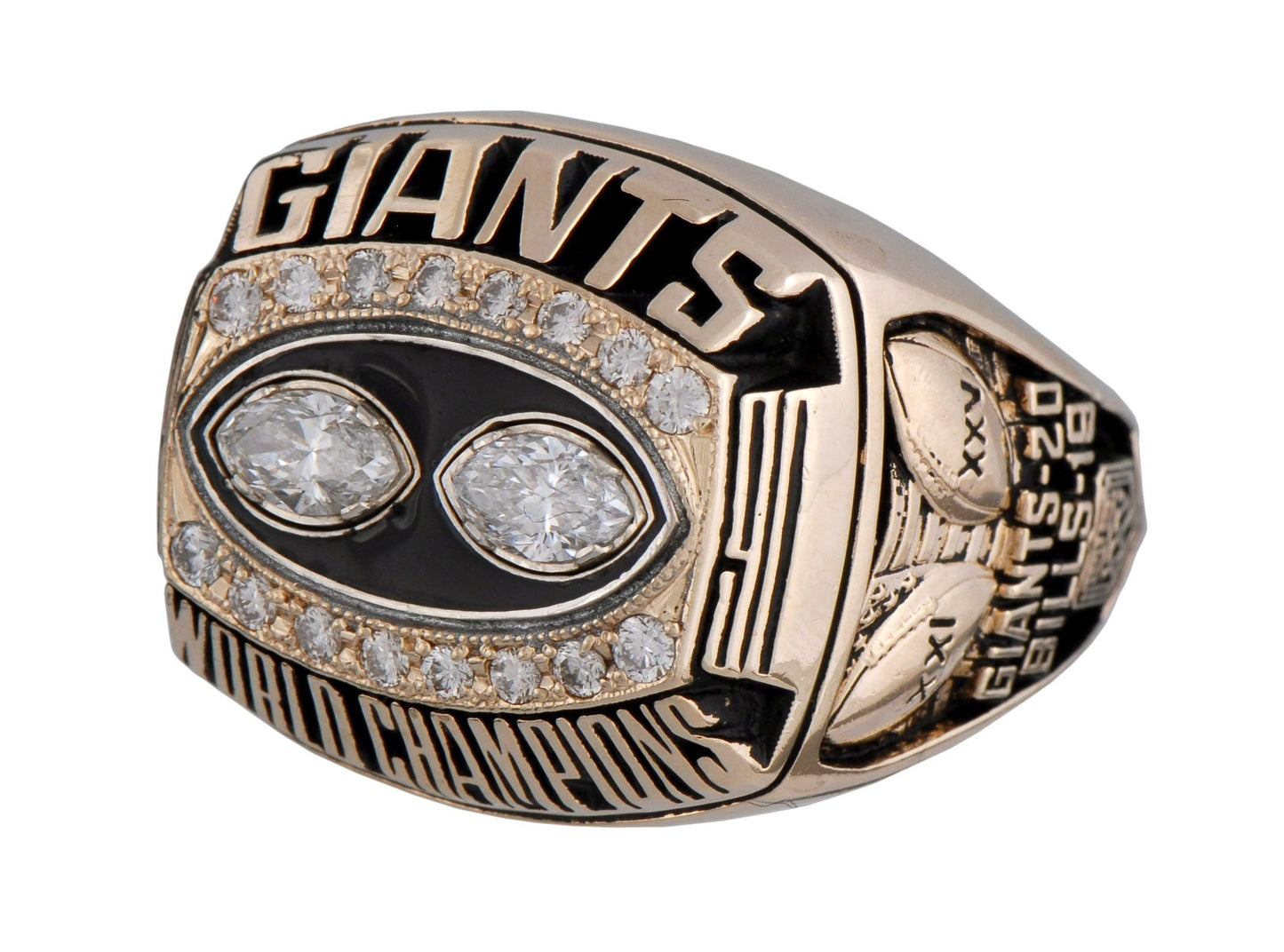 1990 New York Giants Super Bowl Championship Ring