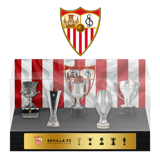 Sevilla Fútbol Club Football Championship Trophy Display Case