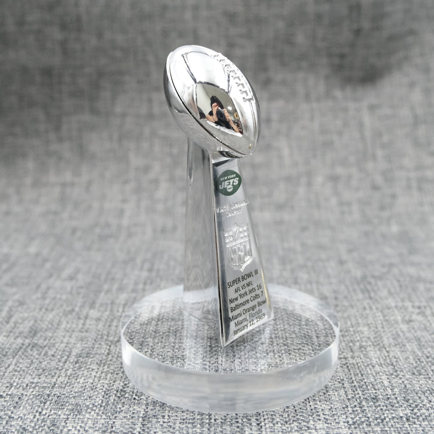 New York Jets Super Bowl Trophy Team Logo