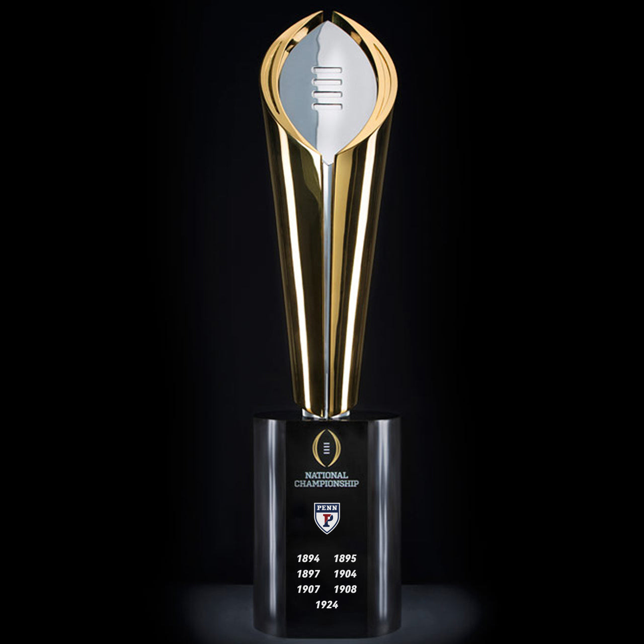 [NCAAF]Penn Quakers CFP National Championship Trophy