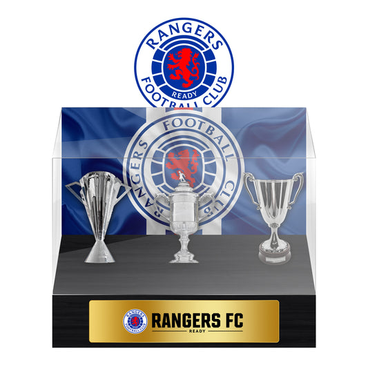 Rangers F.C. Football Championship Trophy Display Case