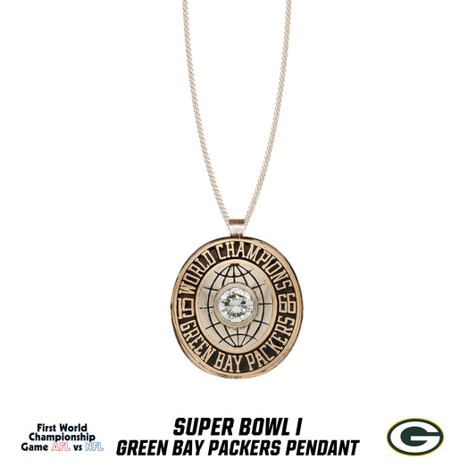 1966 season Green Bay Packers Super Bowl I Pendant