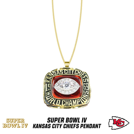 1969 season Kansas City Chiefs Super Bowl IV Pendant