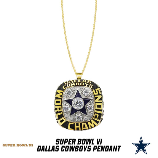 1971 season Dallas Cowboys Super Bowl VI Pendant