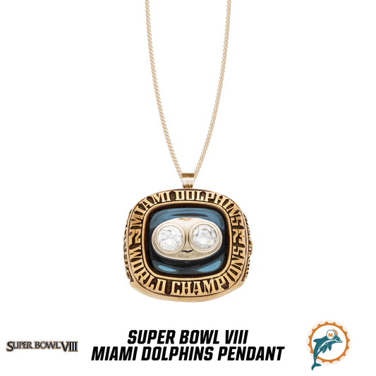 1973 season Miami Dolphins Super Bowl VIII Pendant