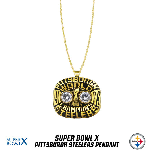 1975 season Pittsburgh Steelers Super Bowl X Pendant