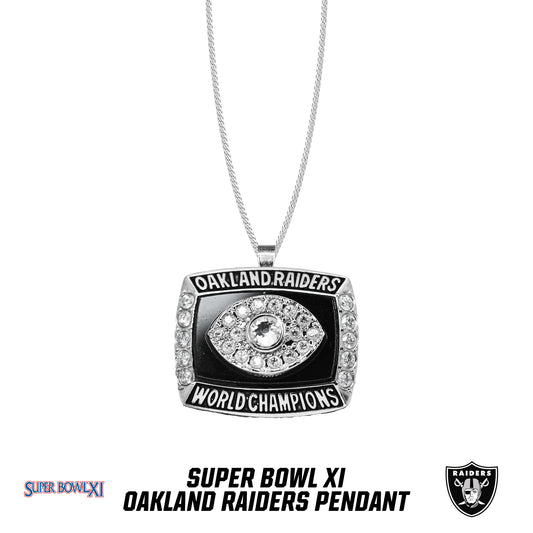 1976 season Oakland Raiders Super Bowl XI Pendant