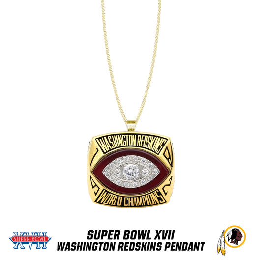 1982 season Washington Redskins Super Bowl XVII Pendant