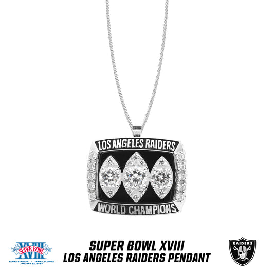 1983 season Los Angeles Raiders Super Bowl XVIII Pendant