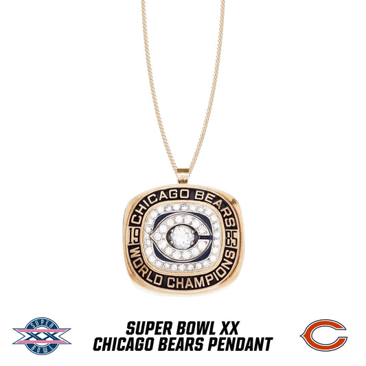 1985 season Chicago Bears Super Bowl XX Pendant