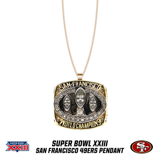 1988 season San Francisco 49ers Super Bowl XXIII Pendant