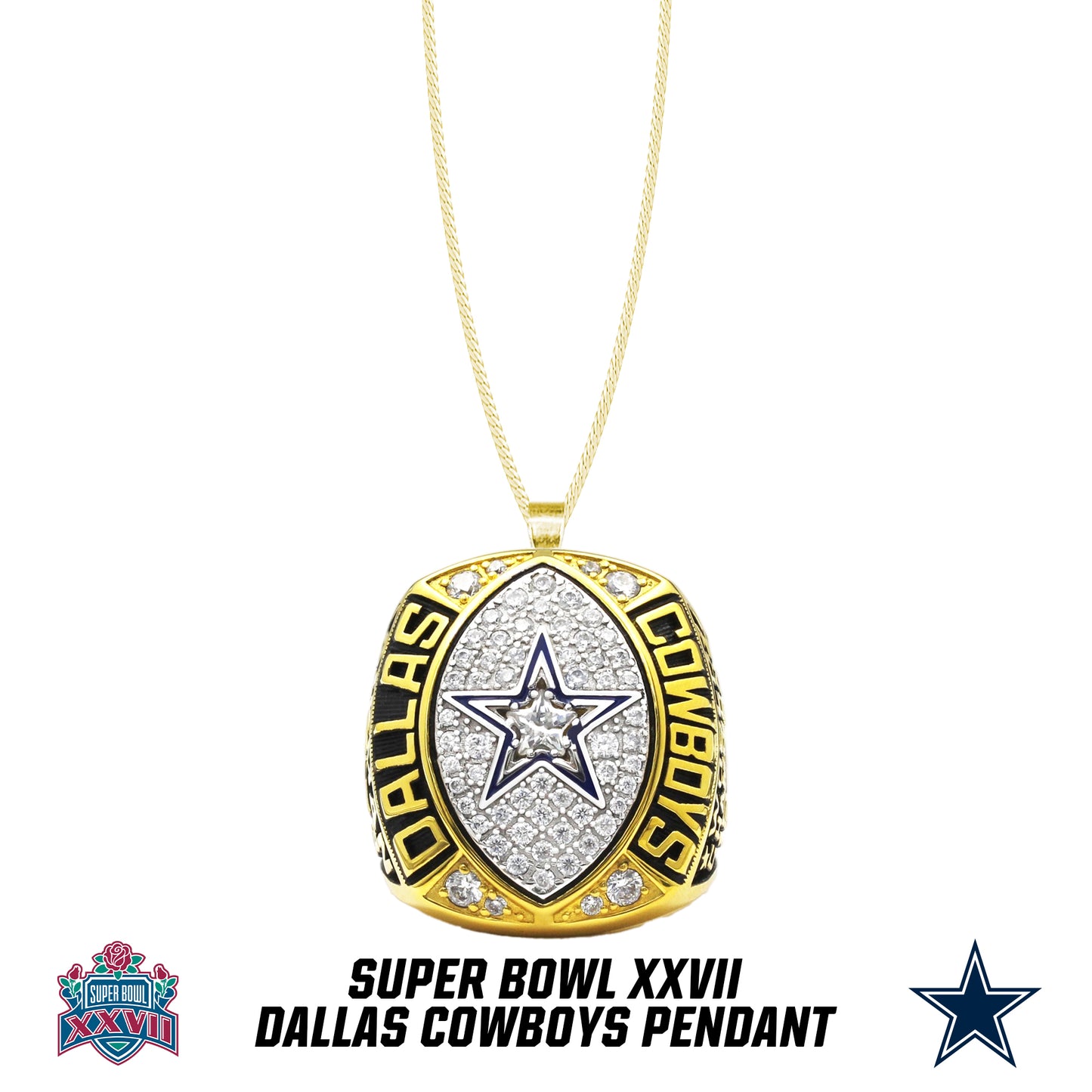 1992 season Dallas Cowboys Super Bowl XXVII Pendant