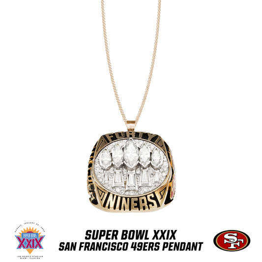 1994 season San Francisco 49ers Super Bowl XXIX Pendant