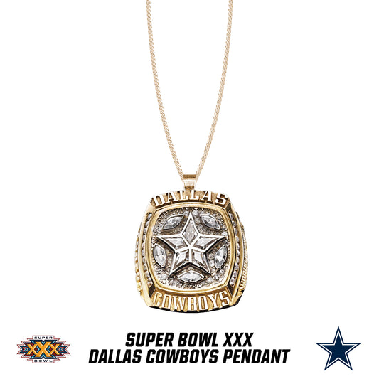 1995 season Dallas Cowboys Super Bowl XXX Pendant