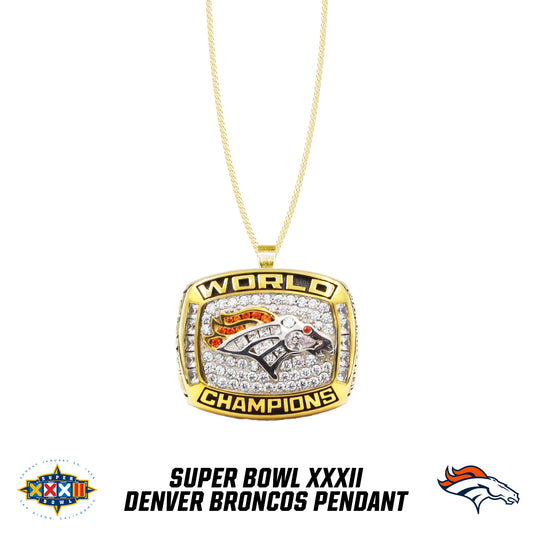 1997 season Denver Broncos Super Bowl XXXII Pendant