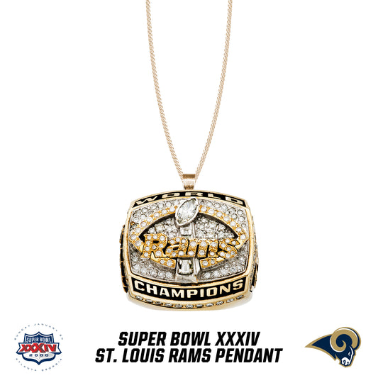 1999 season St. Louis Rams Super Bowl XXXIV Pendant