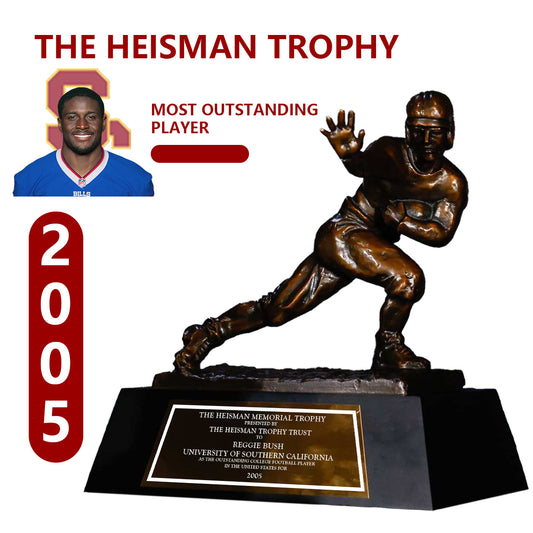 2005 USC Trojans Reginald Alfred Bush Jr. NCAA Heisman Trophy