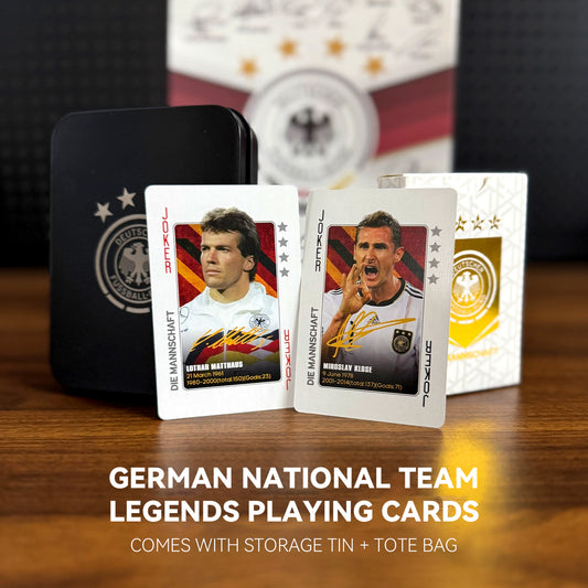 Germany Legendary Footballers Commemorative Collection Poker Cards
