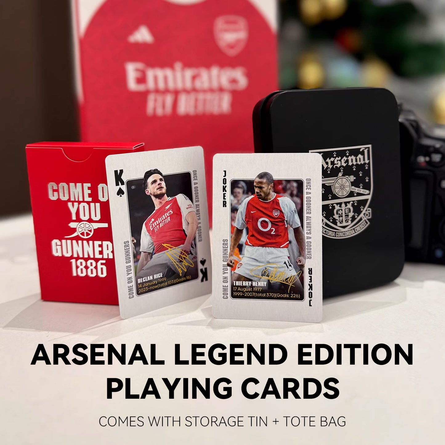 Arsenal Legends Commemorative Collection Poker Cards Collectible Cards
