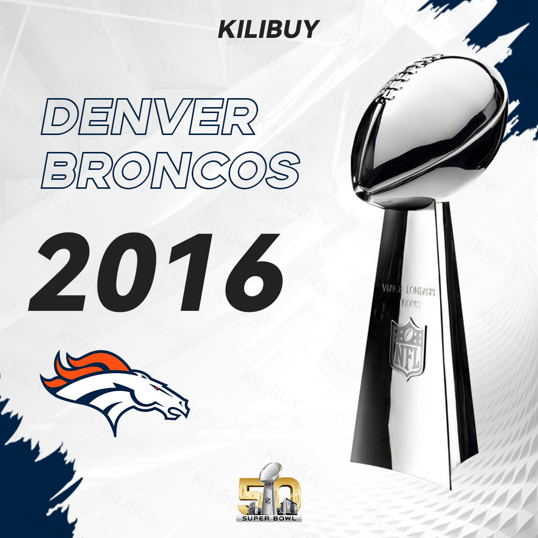 [NFL]2016 Vince Lombardi Trophy, Super Bowl 50, L Denver Broncos