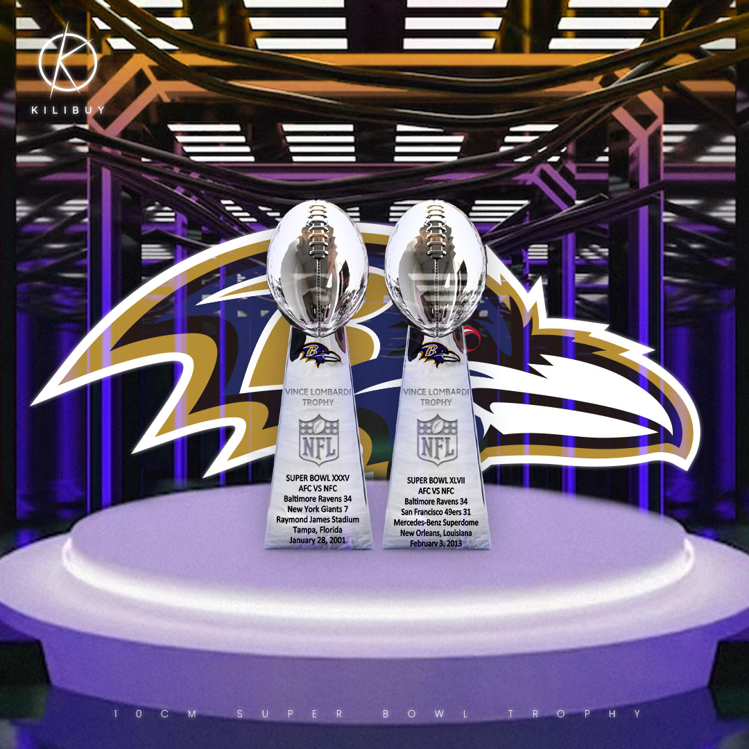 Baltimore Ravens Super Bowl Trophy Team Logo