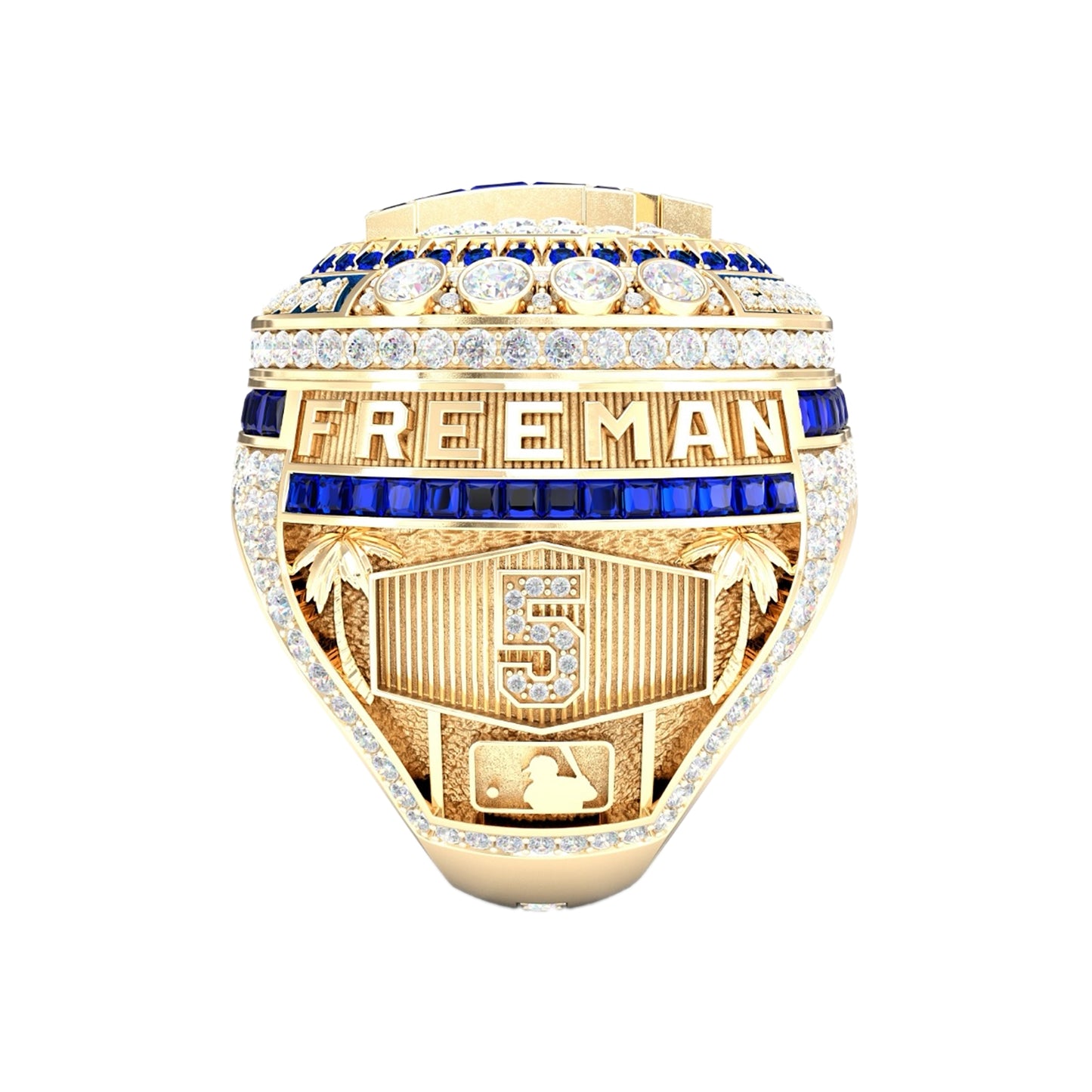 2024 Los Angeles Dodgers World Series Championship Freeman & Betts 2 Rings Box