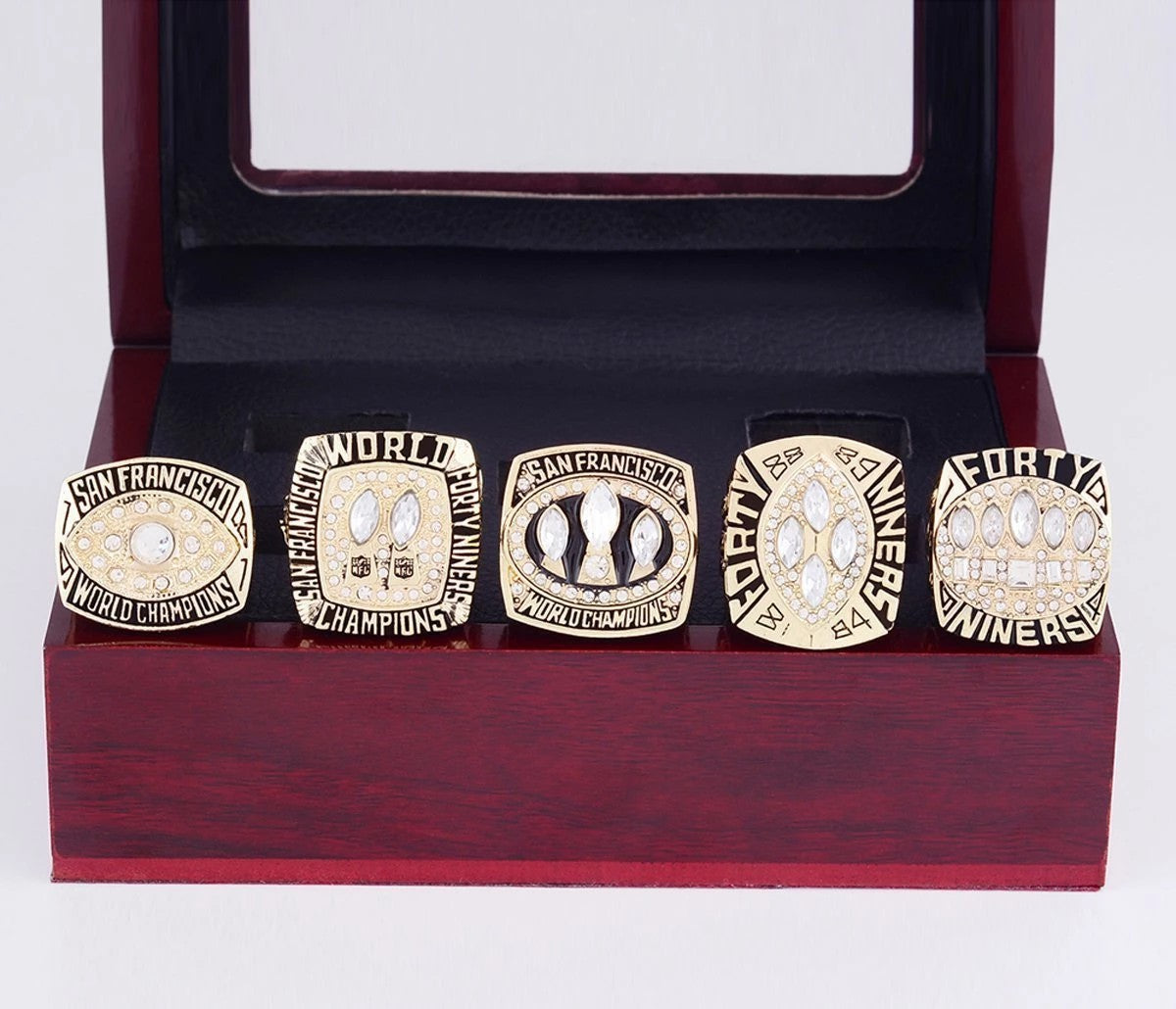 1981-1994 San Francisco 49ers Super Bowl Championship Rings Set