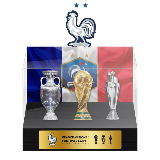 France National Football Team  Football Championship Trophy Display Case